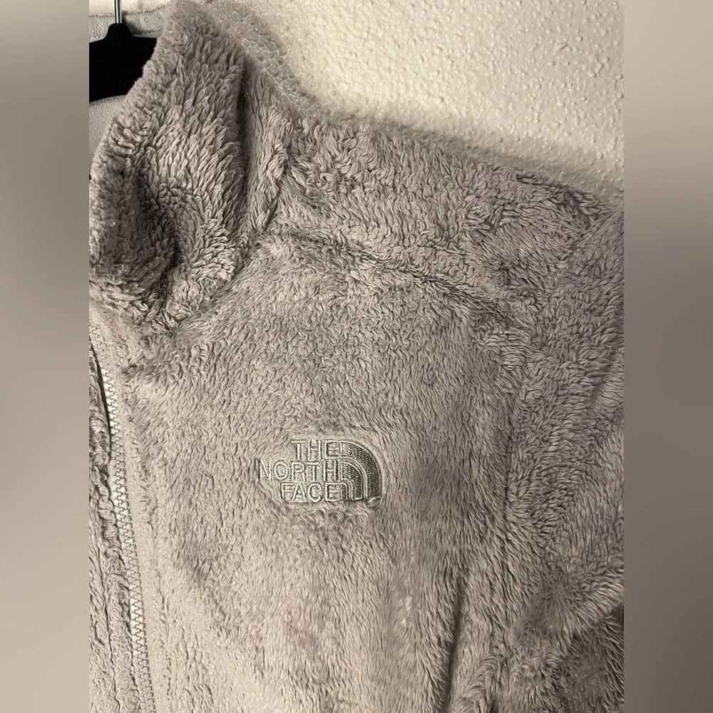 The North Face Fleece Grey Winter Outdoor Osito Jacket Small Teddy - Picture 3 of 11